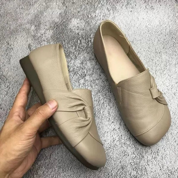 Leder Damen Schuhe mit rutschfester Sohle – Aurora Drune