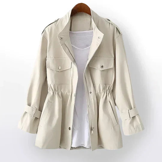 Drune | elegante Damen Leichtgewichtjacke mit praktischen Funktionen