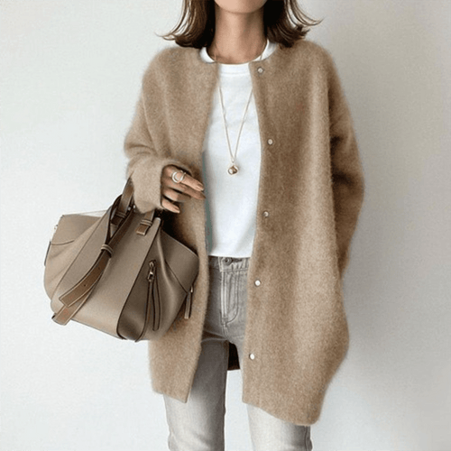 Drune | Langarm-Cardigan aus weicher und eleganter Wolle und Kaschmir