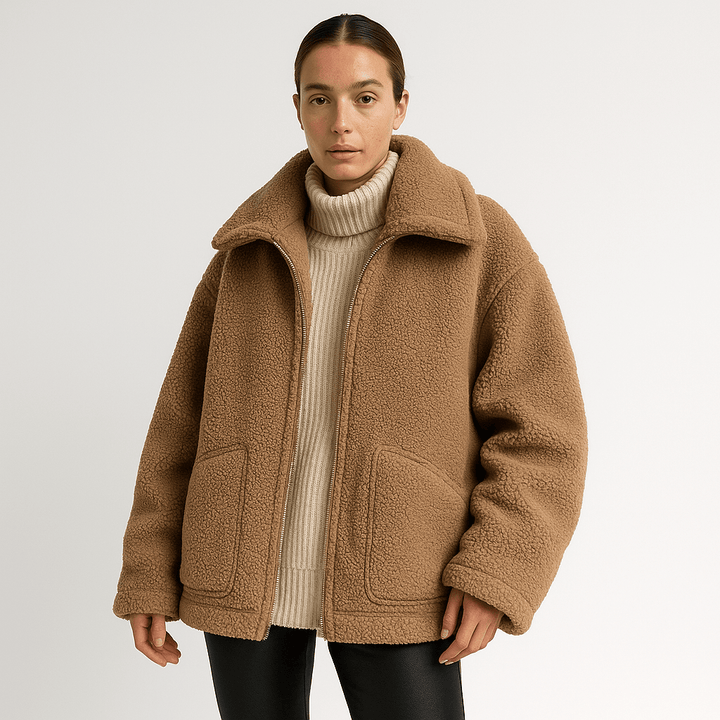 Drune | Winterjacke Weich Falsches Fell Komfort und Stil