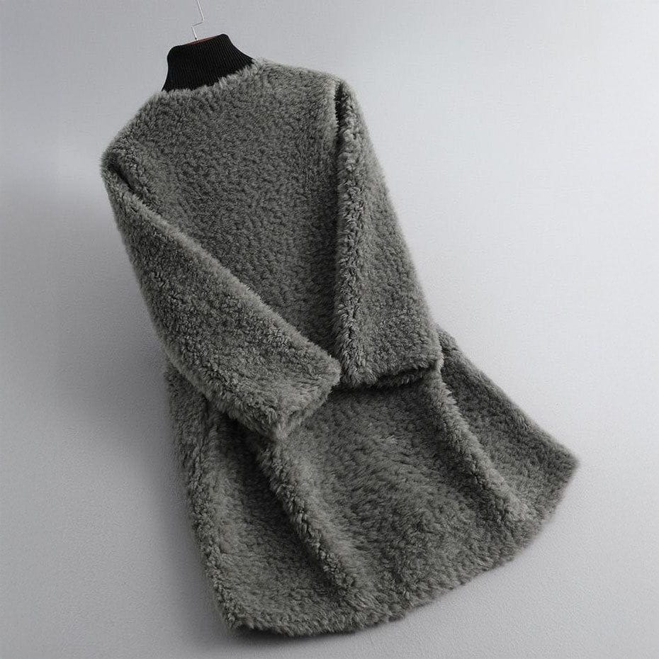Drune | Mantel aus weichem synthetischem Pelz Eleganz Cocooning