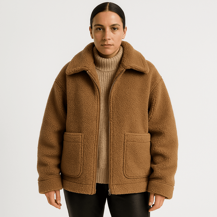 Drune | Winterjacke Weich Falsches Fell Komfort und Stil