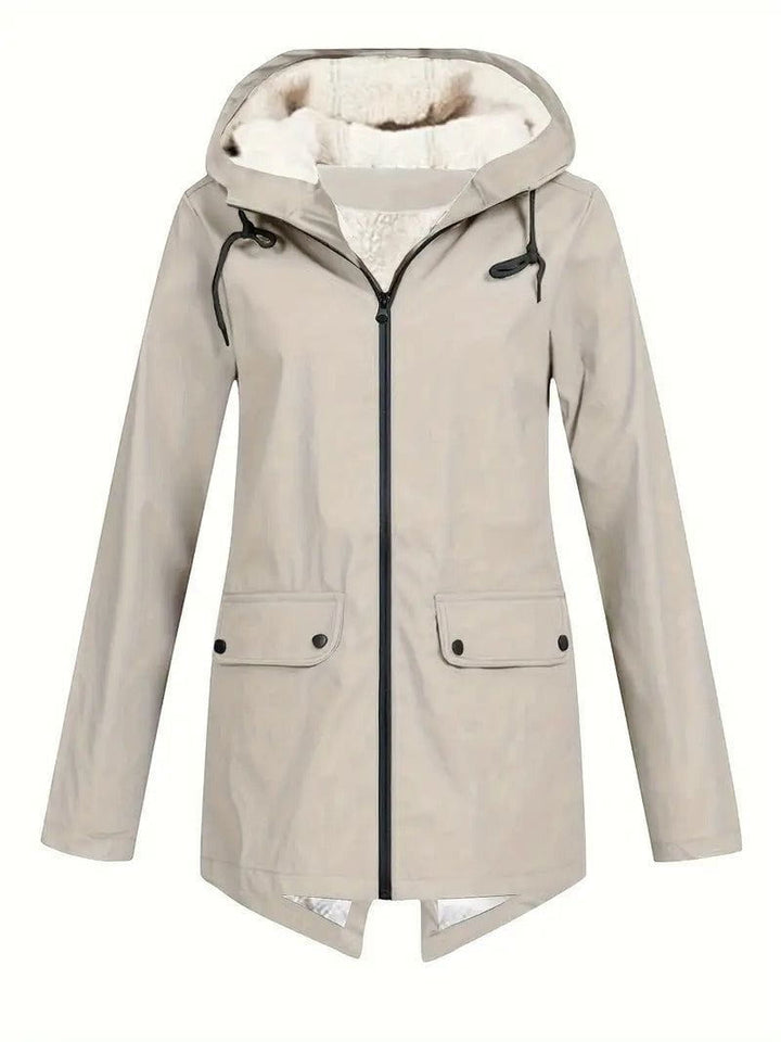 Drune | Winterparka mit Kapuze Wärme Stil Futter aus Pelz