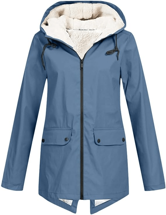 Drune | Winterparka mit Kapuze Wärme Stil Futter aus Pelz