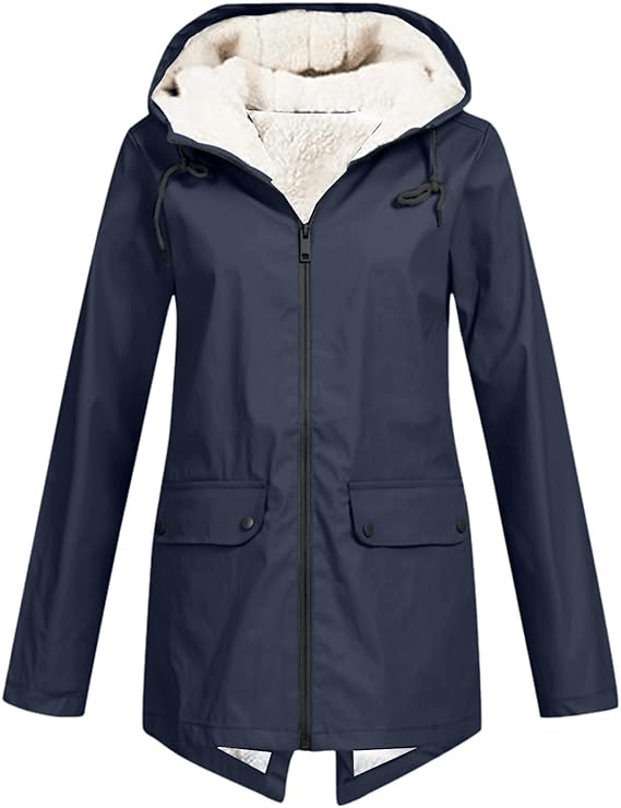 Drune | Winterparka mit Kapuze Wärme Stil Futter aus Pelz