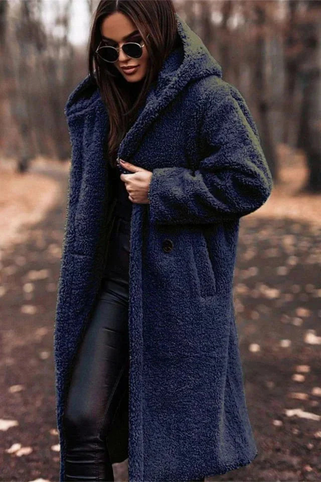 Drune | Damen Wintermantel mit Schafseffekt & Elegante Wärme