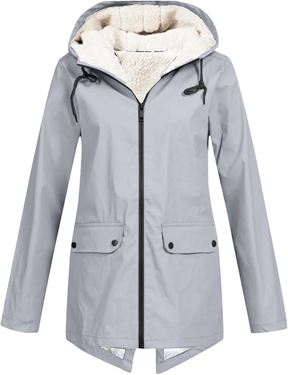 Drune | Winterparka mit Kapuze Wärme Stil Futter aus Pelz