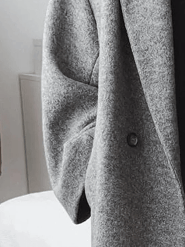 Drune | Mantel Lang Oversize Eleganz Minimalistisch Wärme & Komfort