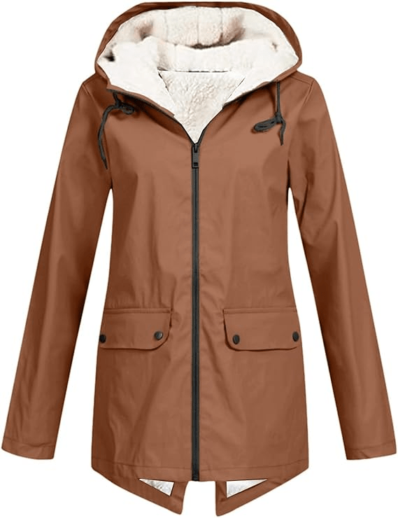Drune | Winterparka mit Kapuze Wärme Stil Futter aus Pelz