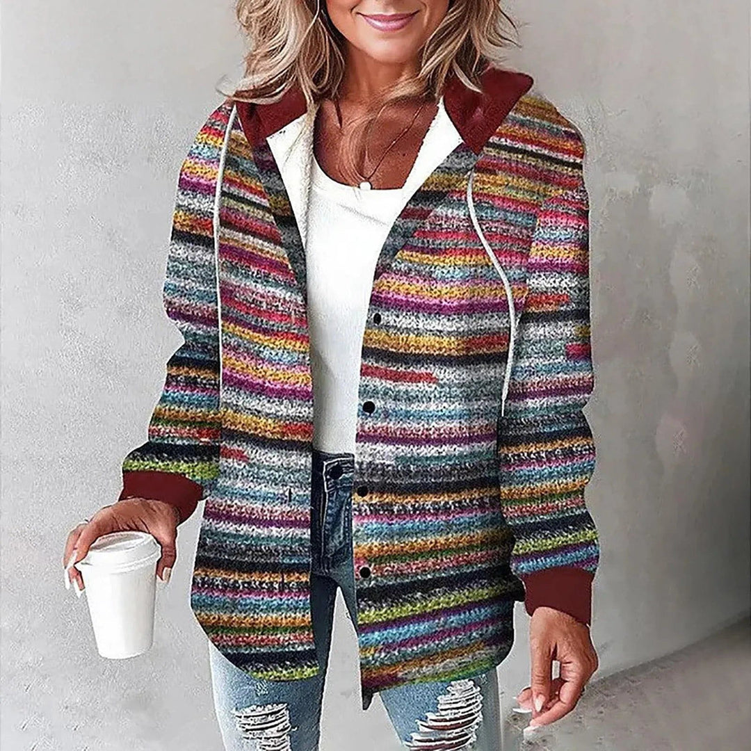 Drune | Hemdjacke mit Kapuze aus lässigem Flanell warm und trendig