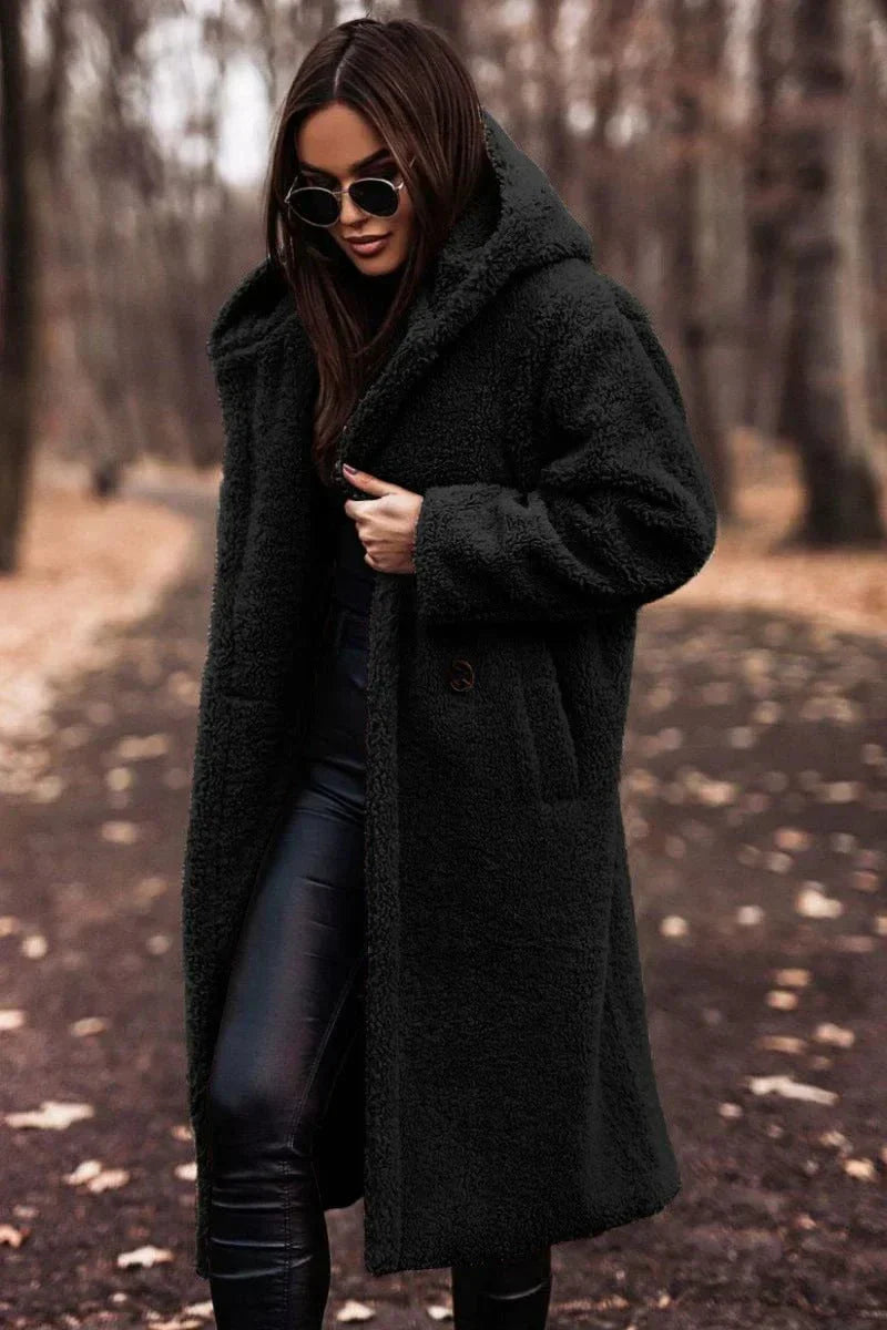 Drune | Damen Wintermantel mit Schafseffekt & Elegante Wärme