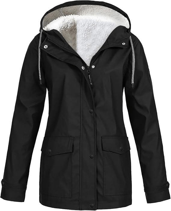 Drune | Winterparka mit Kapuze Wärme Stil Futter aus Pelz