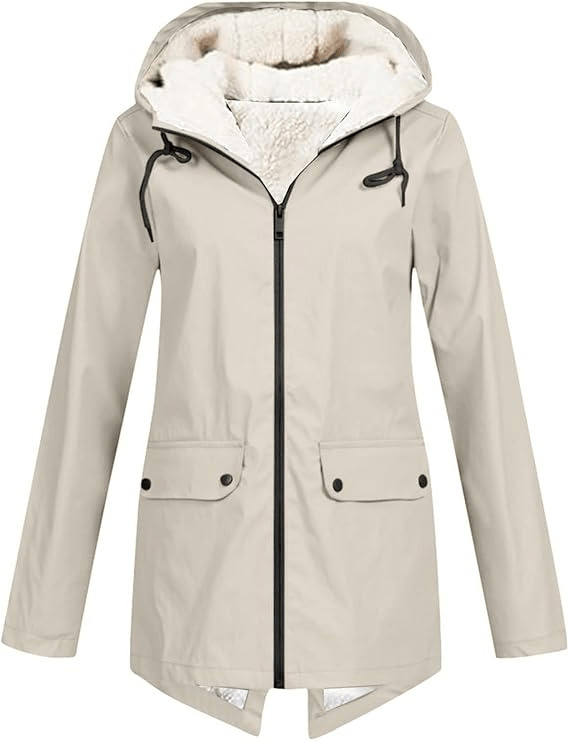 Drune | Winterparka mit Kapuze Wärme Stil Futter aus Pelz