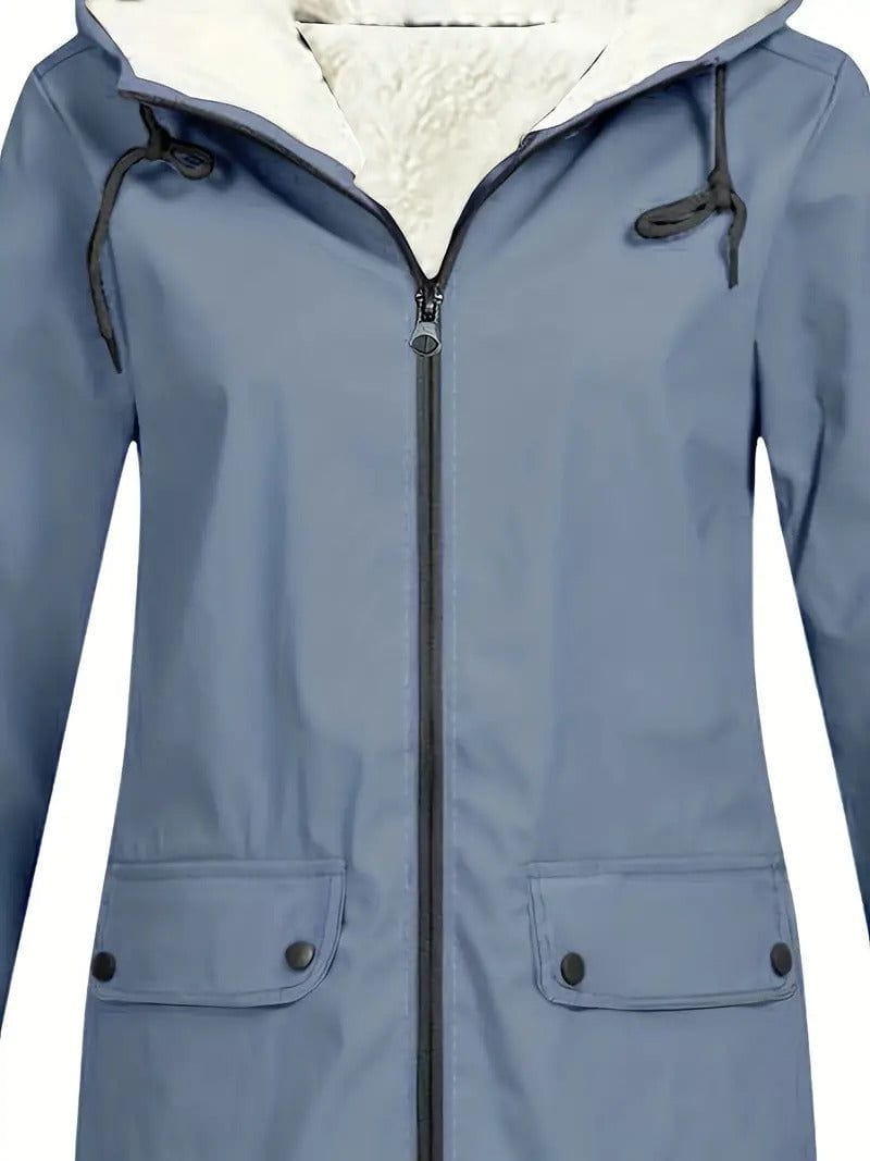 Drune | Winterparka mit Kapuze Wärme Stil Futter aus Pelz