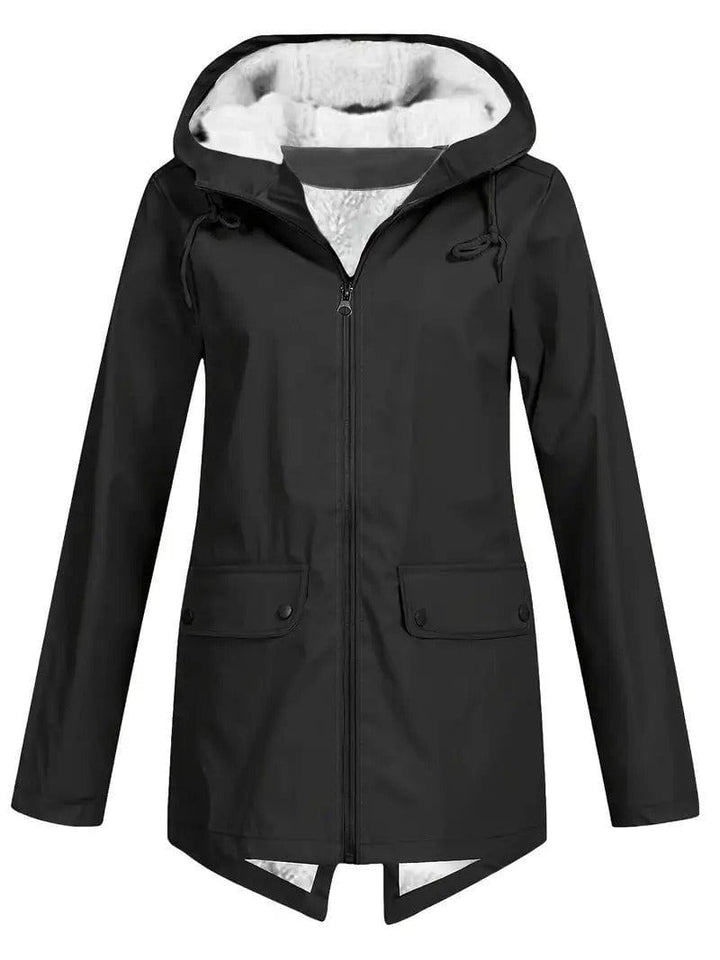 Drune | Winterparka mit Kapuze Wärme Stil Futter aus Pelz