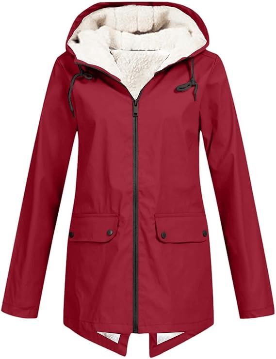 Drune | Winterparka mit Kapuze Wärme Stil Futter aus Pelz