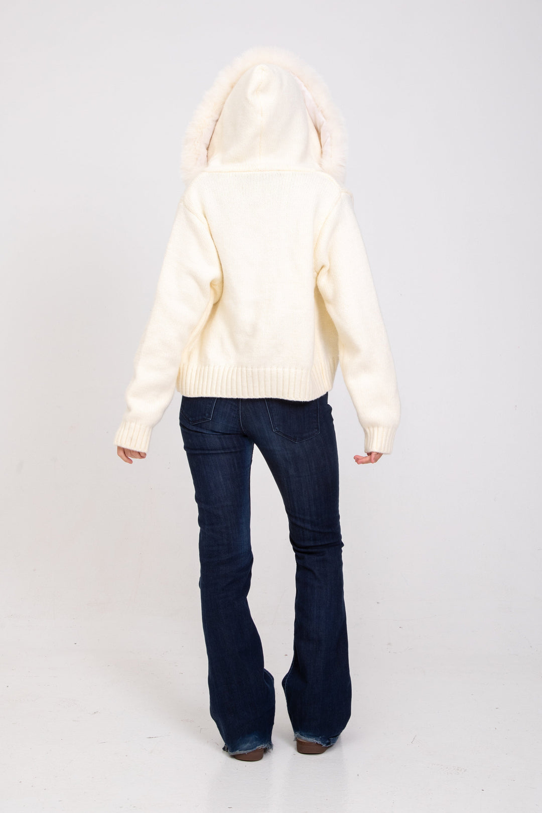 Drune | Kapuzenjacke mit falschem Pelz Eleganz Wärme und Komfort