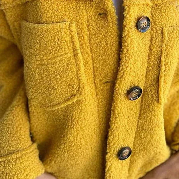 Drune | Oversized Jacke Schafwoll-Effekt Weich & Bequem Lässiger Stil
