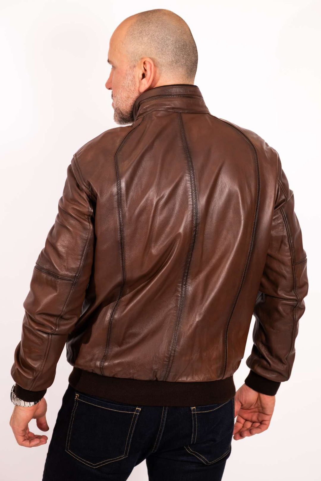 Drune | Herren-Bomberjacke aus Leder
