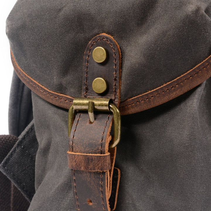 Drune | Canvas Leder Rucksack - Nachhaltig und stilvoll für den täglichen Gebrauch