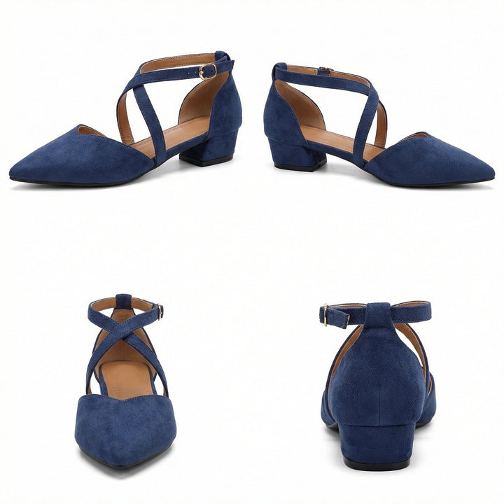 Drune | Modische Flache Sandalen mit Spitzer Spitze
