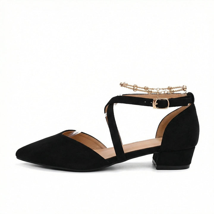 Drune | Modische Flache Sandalen mit Spitzer Spitze
