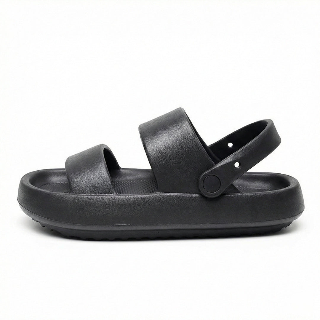 Drune | Orthopädische Sandalen Comfort Plus Pantoletten mit Doppelriemen Gepolsterte, Lässige Slip-On-Sandalen
