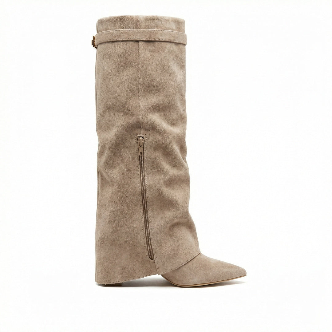 Wildlederstiefel Für Damen Drune