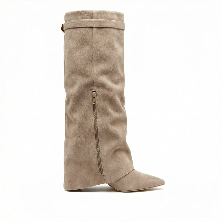 Wildlederstiefel Für Damen Drune