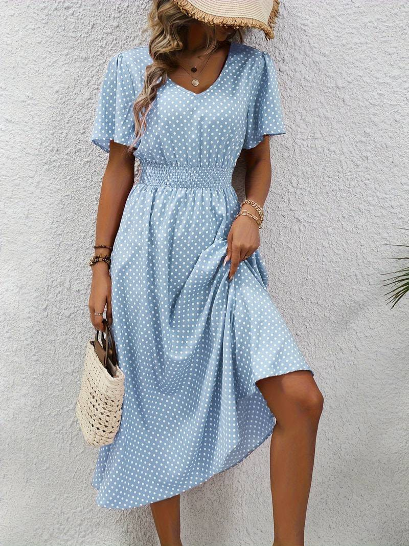 Drune | Luftiges Midi Sommerkleid Schick