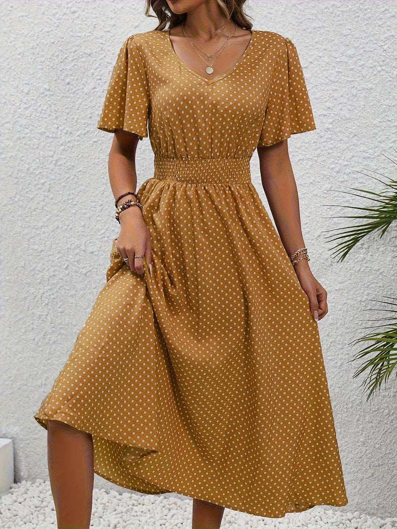 Drune | Luftiges Midi Sommerkleid Schick