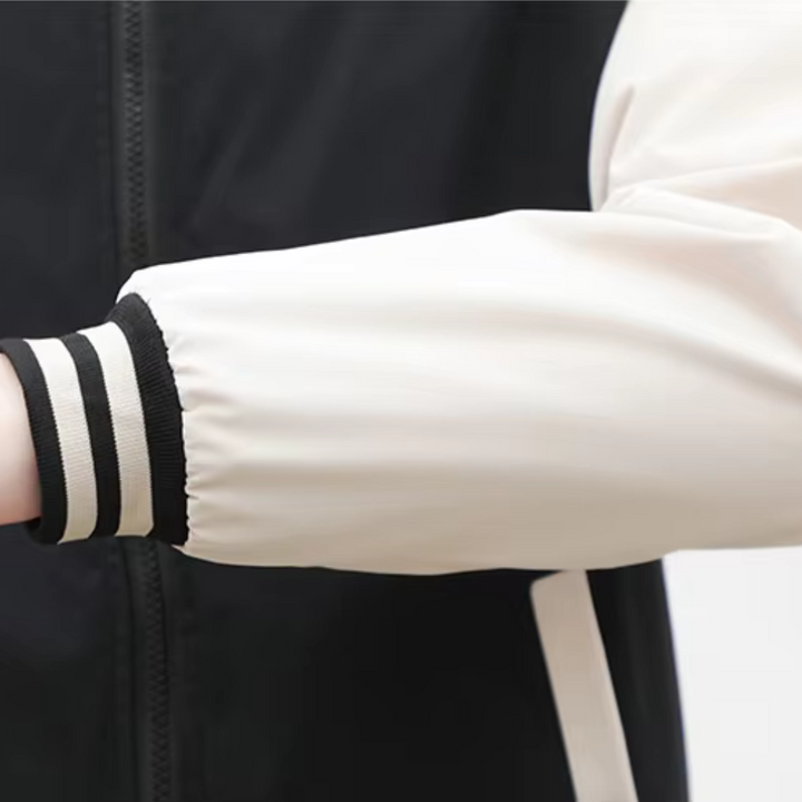 Drune | Splicing Stripe Varsity Jacke