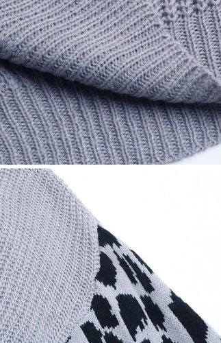 Drune | Bequemer Strick Damen Strickjacke Pullover