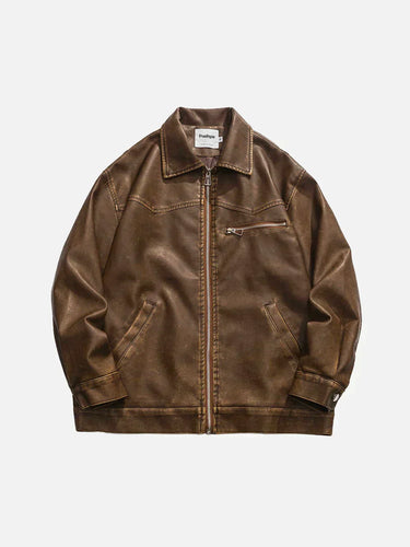 Drune | Waschlederjacke
