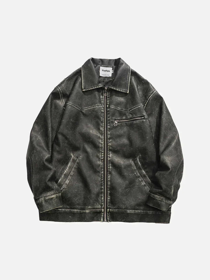 Drune | Waschlederjacke
