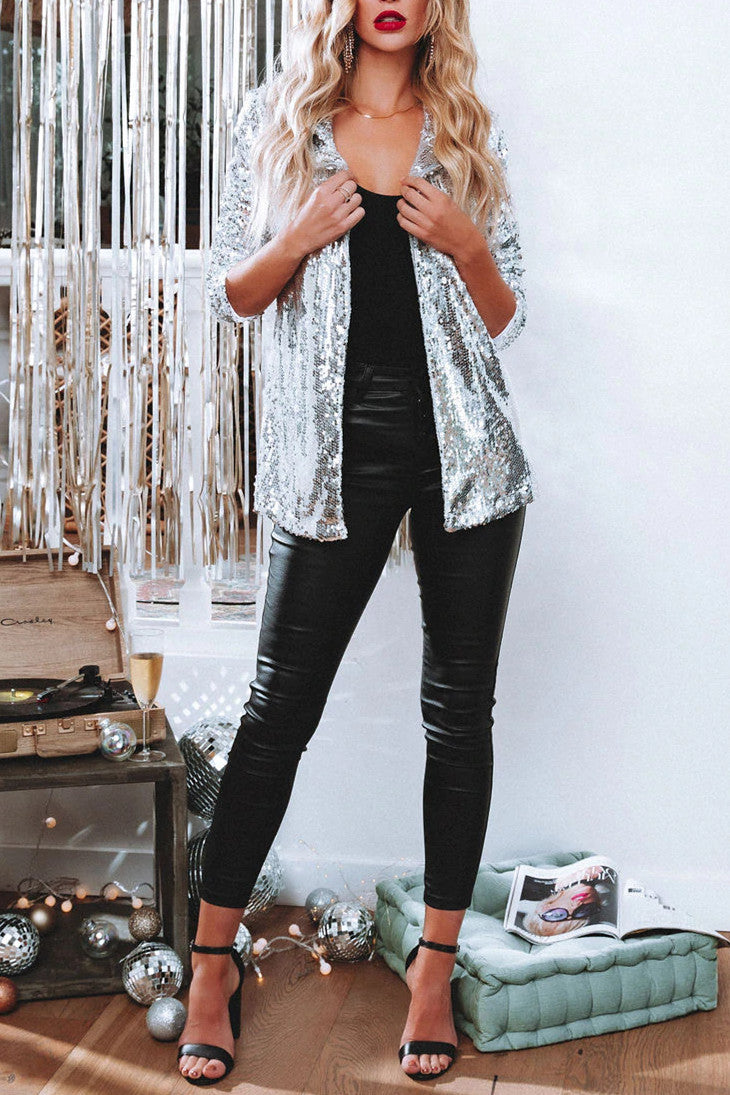 Drune | Pailletten Blazer