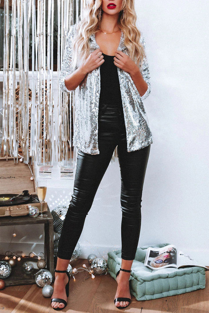 Drune | Pailletten Blazer