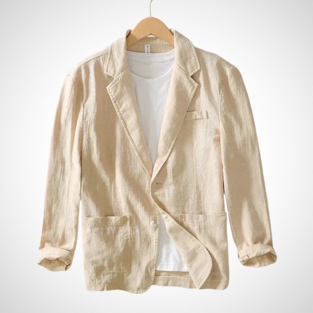 Drune | Leichter Herren-Leinen-Blazer aus einer Baumwollmischung