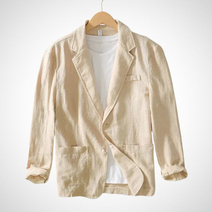 Drune | Leichter Herren-Leinen-Blazer aus einer Baumwollmischung