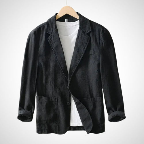 Drune | Leichter Herren-Leinen-Blazer aus einer Baumwollmischung