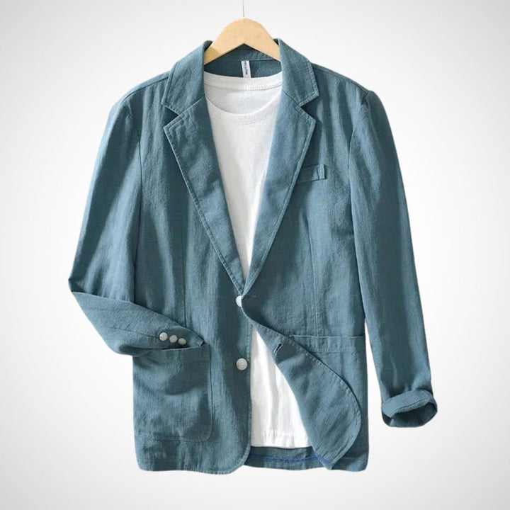 Drune | Leichter Herren-Leinen-Blazer aus einer Baumwollmischung