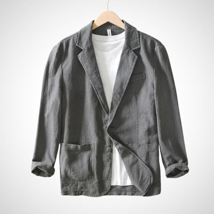 Drune | Leichter Herren-Leinen-Blazer aus einer Baumwollmischung