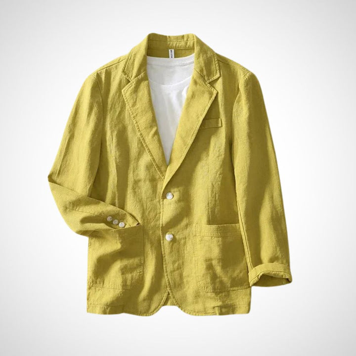 Drune | Leichter Herren-Leinen-Blazer aus einer Baumwollmischung