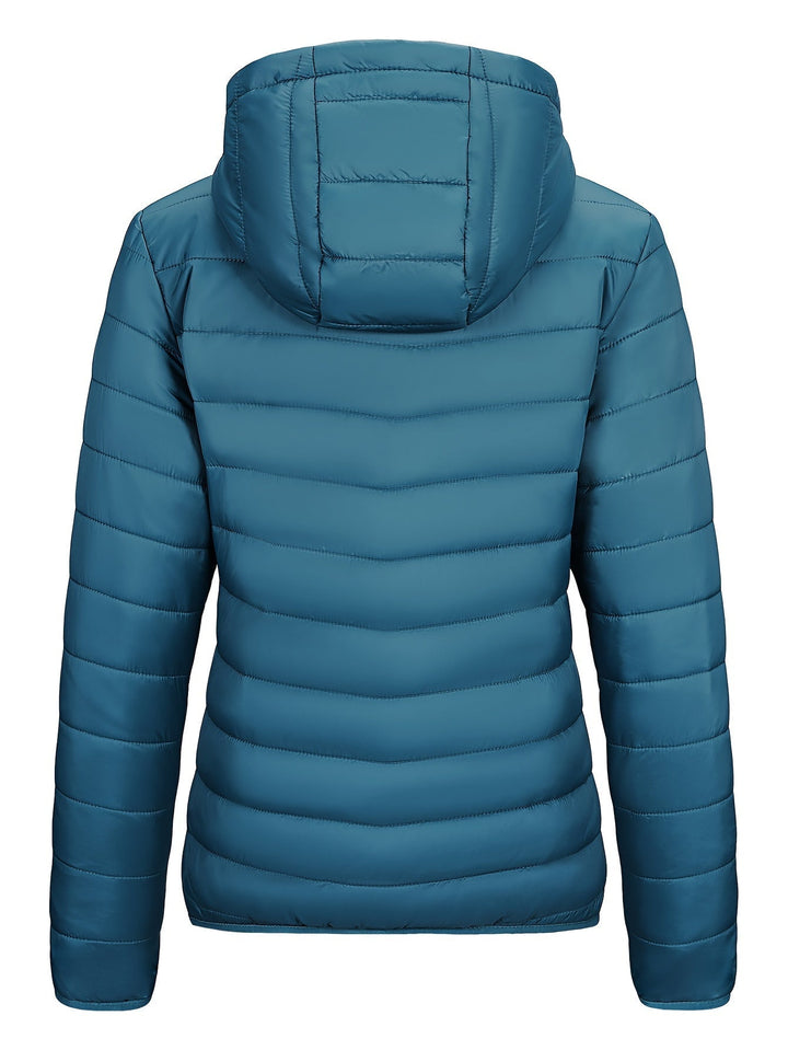 Drune | Leichtgewicht Packbarer Damen Windbreaker mit Kapuze