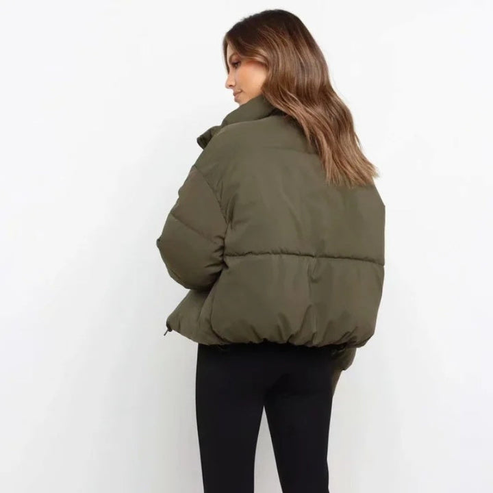 Drune | Stylische Pufferjacke Mit Reißverschluss - Winter