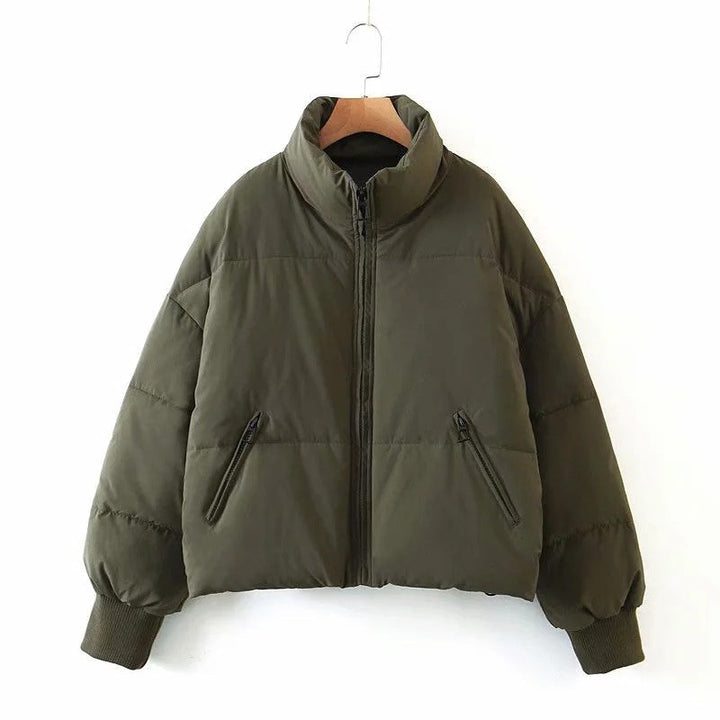Drune | Stylische Pufferjacke Mit Reißverschluss - Winter