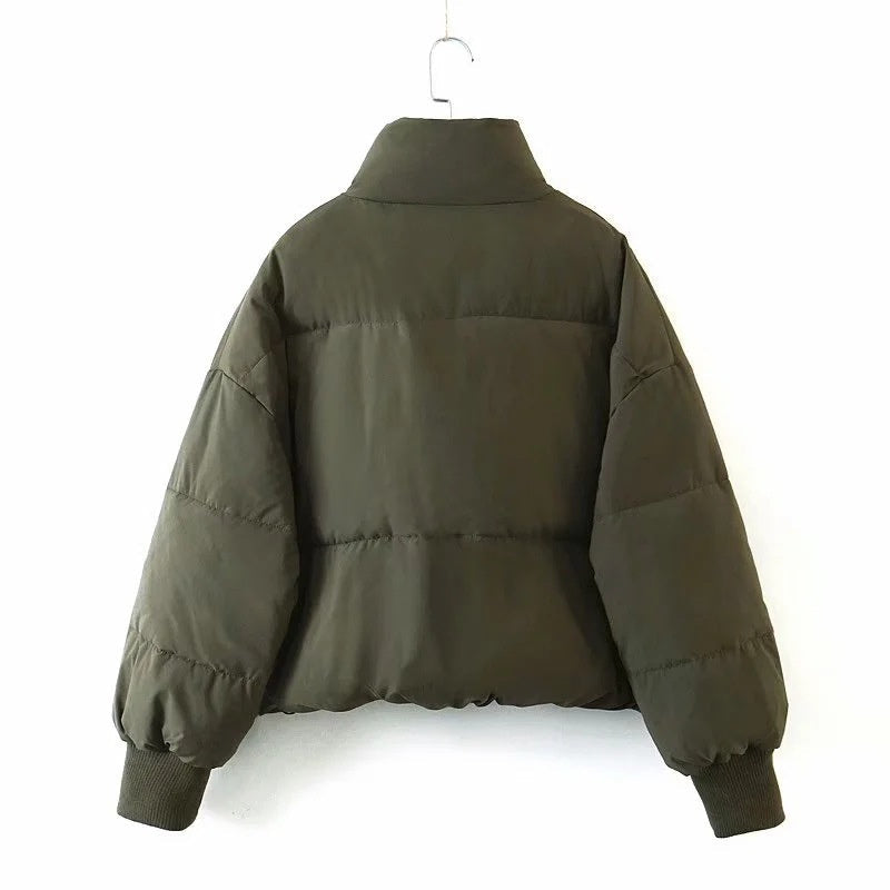 Drune | Stylische Pufferjacke Mit Reißverschluss - Winter