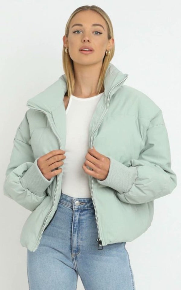 Drune | Stylische Pufferjacke Mit Reißverschluss - Winter