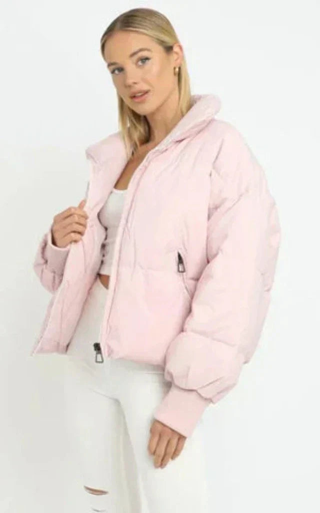 Drune | Stylische Pufferjacke Mit Reißverschluss - Winter