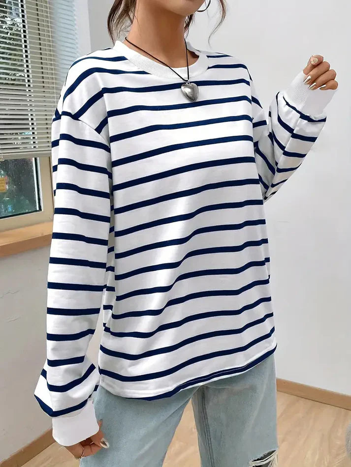 Drune | Gestreiftes Sweatshirt Für Damen